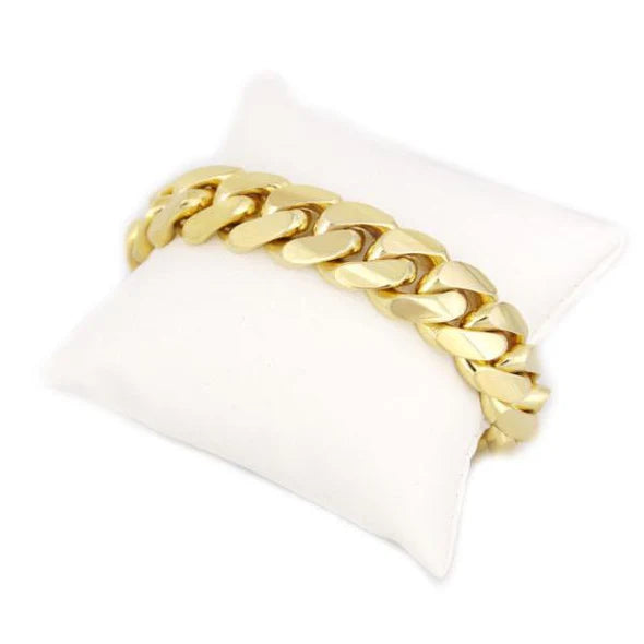 Cuban link bracelet high quality 14k Stampd