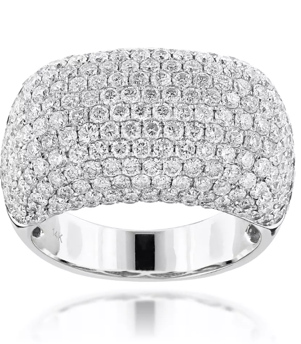 Men's 7.05ct Lab-Grown Diamond Ring in 14K Yellow Gold – Exquisite Luxury and Bold Design