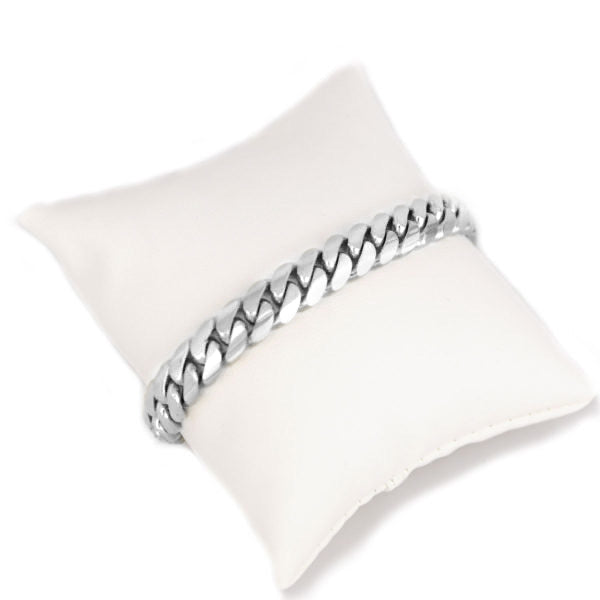 Silver Cuban Link Bracelets