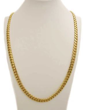 12 MM Cuban Link Chain (14K Gold) Medium