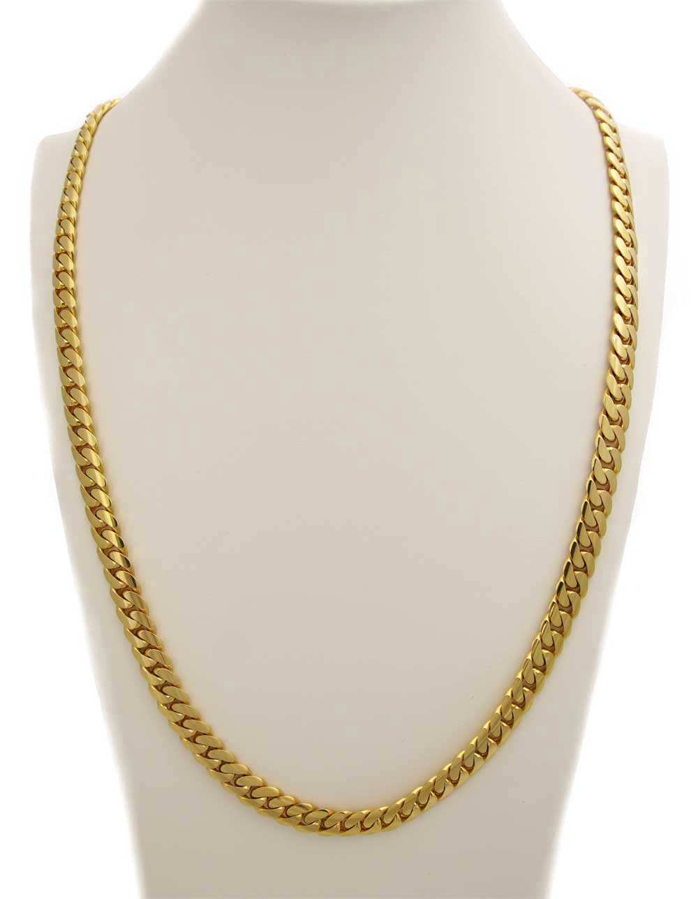 14 MM Gold Over Silver Cuban Link Chain – Handmade Luxury Jewelry